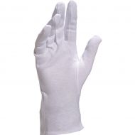 Rękawica dziana z bawełny, biała, z obrąbkiem DELTAPLUS [COB40] - cob40_p.jpg