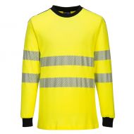 Bluza T-shirt WX3 Flame Resistant Hi-Vis PORTWEST [FR701]  - fr701yer.jpg