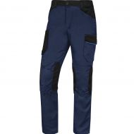 Spodnie robocze mach 2 z poliestru I bawełny - podszewka z flaneli DELTAPLUS [M2PW3] - m2pa3-bm-m2pw3-bm.jpg